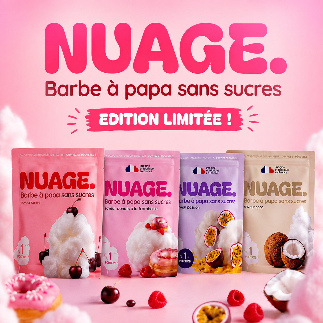 Barbe à papa NUAGE.
