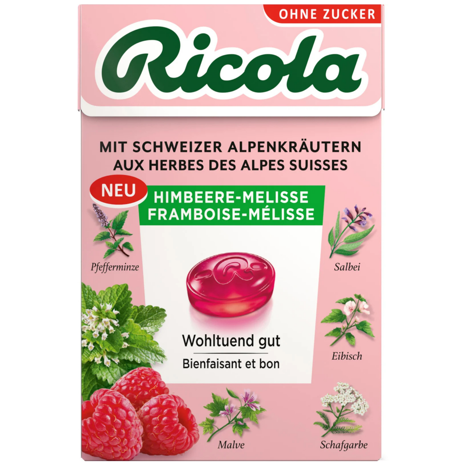 Ricola Himbeere und Zitronenmelisse