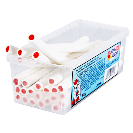 Bâtonnets crème fourrée avec fraise