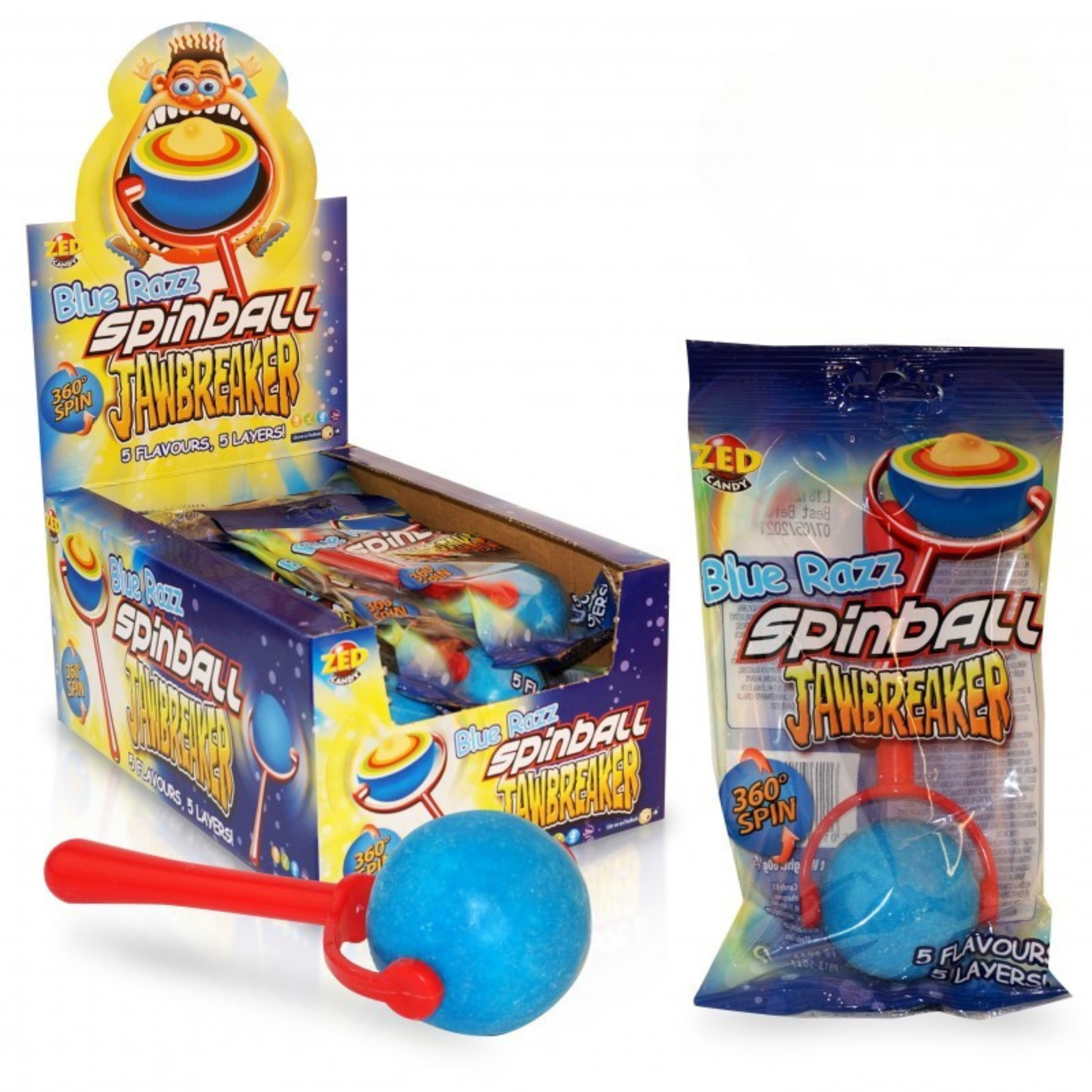 Sucette Mammouth Blue Razz